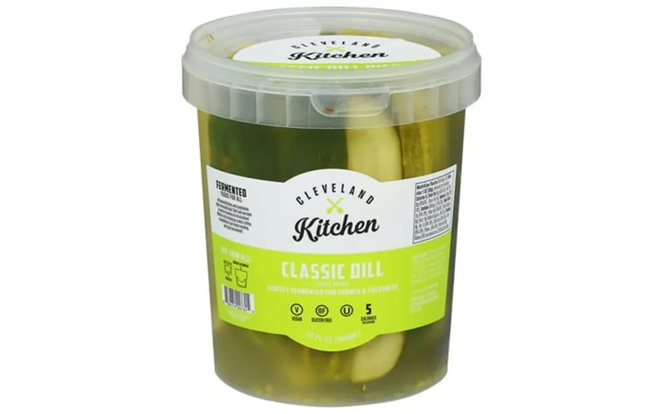 Cleveland Kitchen Classic Dill Pickle Spears 32 Fl Oz