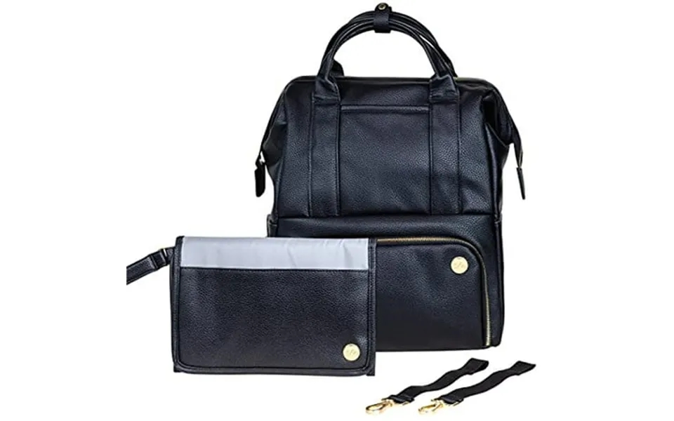 Clevermade Diaper Bag Backpack With Handles - Includes Changing Pad & Stroller Straps Stylish Unisex Maternity Back Pack