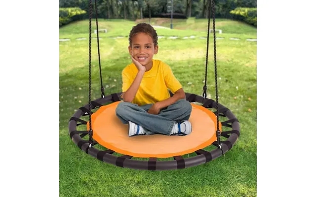 Clevr 40 Tree Net Web Saucer Round Swing Adjustable 71 Height Rope 600 Lbs product image