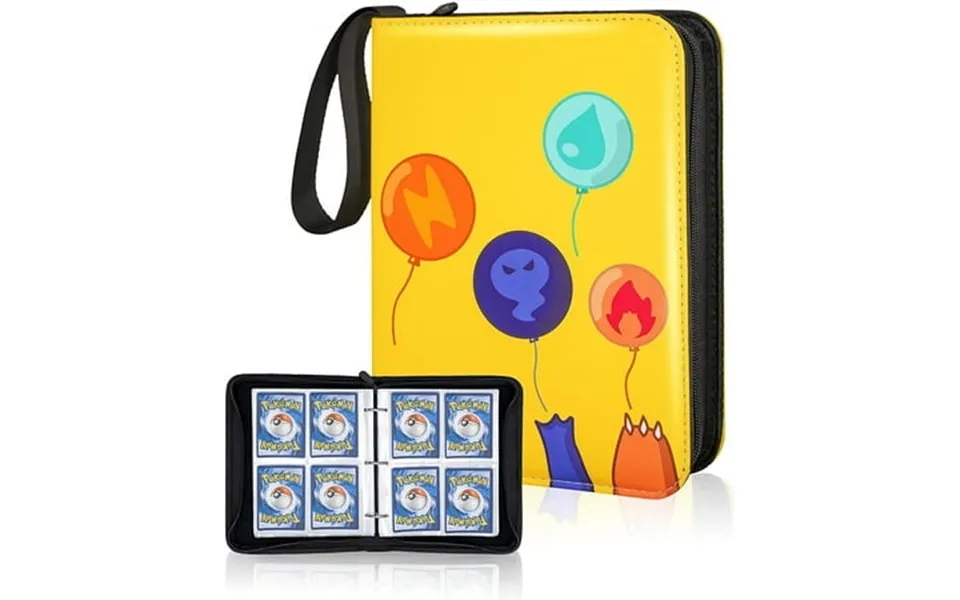 Clovercat 4 Pocket Waterproof Card Binder 50 Pages Trading Card Binder Portable Card Binder Holder Up To 400 Cards Doubl