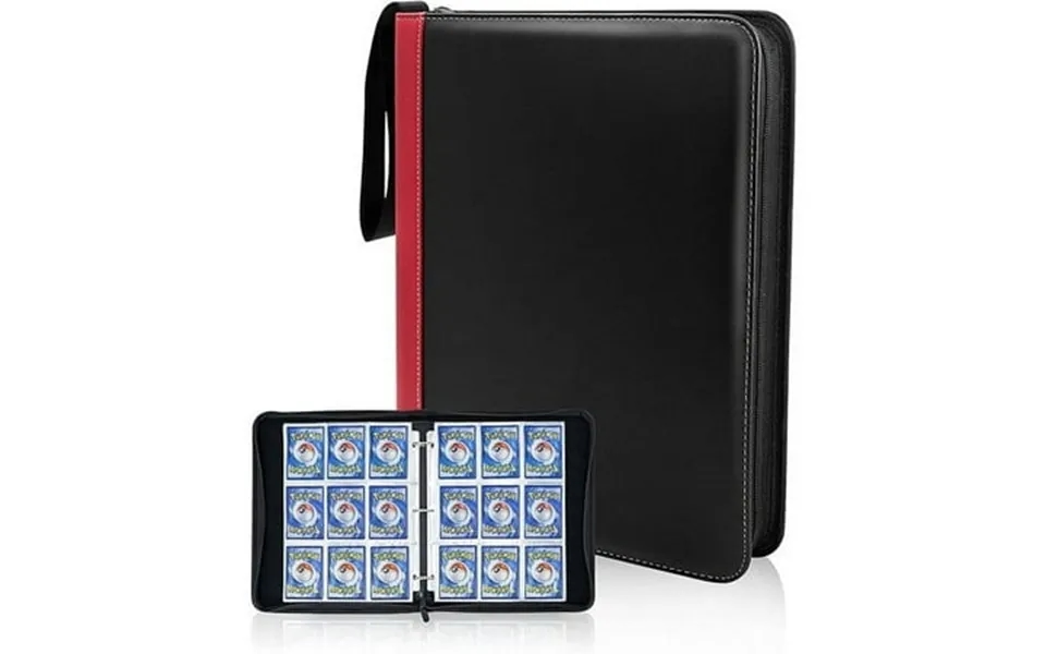 Clovercat 9-pocket Pkemon Trading Card Binders 720 Double-sided Pockets For Amiibo Yugioh Mtg Red