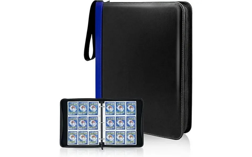 Clovercat 9-pocket Pkemon Trading Card Binders 720 Double-sided Pockets For Yugioh Mtg Tcg Blue