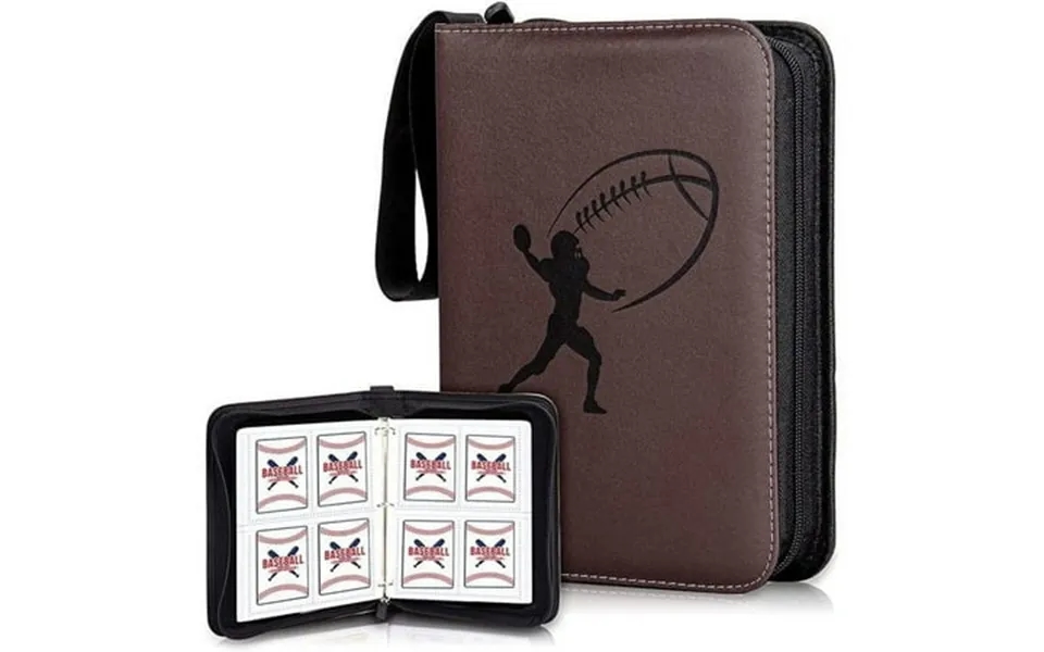 Clovercat Waterproof Trading Card Binder With 3 Rings 400 Double-sided Pockets Football 4-pocket