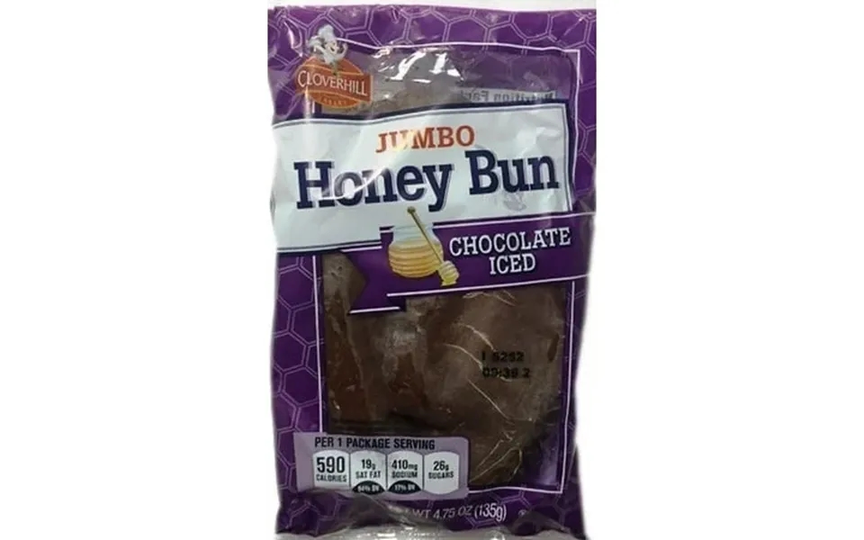 Cloverhill Jumbo Honey Bun Chocolate Iced - 4.75oz Multi Pack