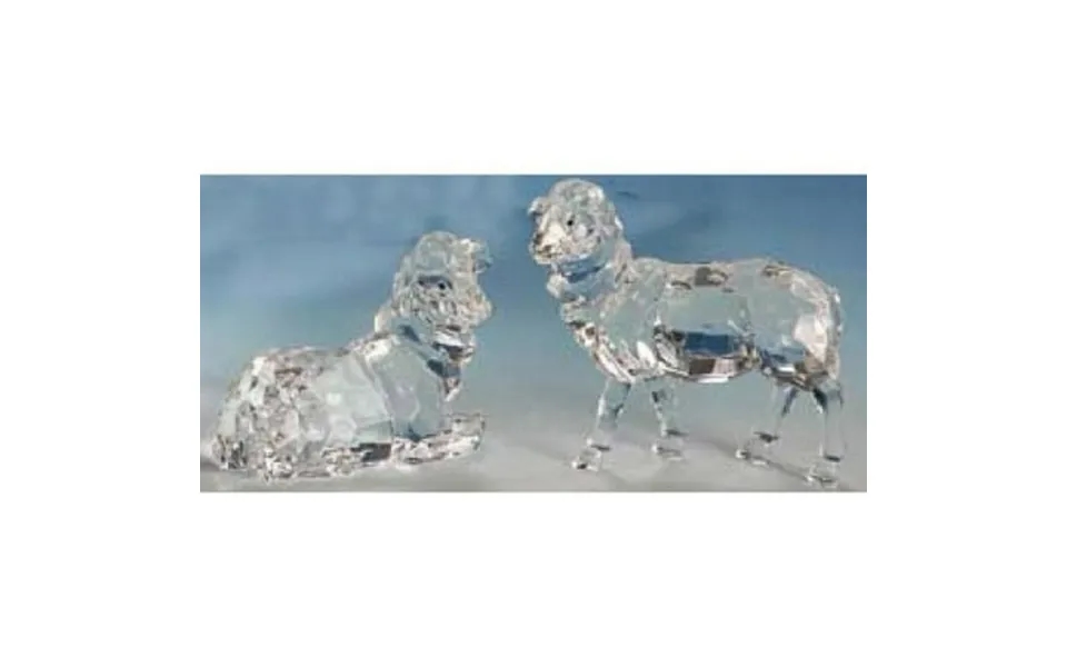 Club Pack Of 12 Icy Clear Christmas Nativity Sheep Table Top Figurines 4