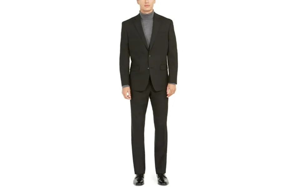 Club Room Men S Classic-fit Stretch Suits Black 46t