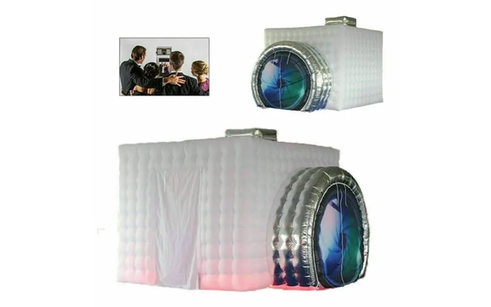 Cncest Inflatable Camera Photo Booth Studio Built-in Led Light & Fan For Wedding Party