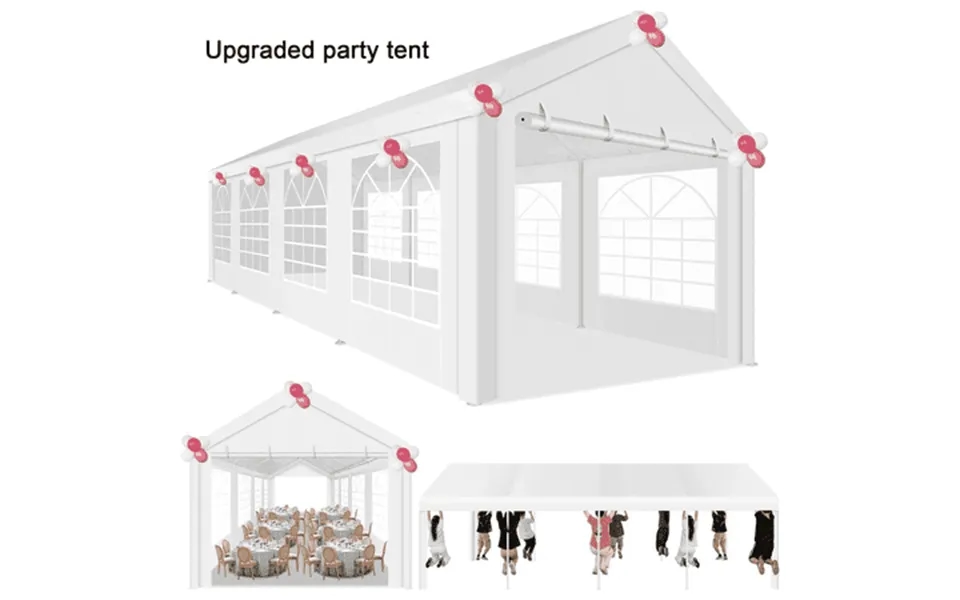 Cobizi 10x30ft Party Tent Heavy Duty Wedding Tent Event Tent For Parties Carpas Para Fiestas With 6 Removable Sidewalls