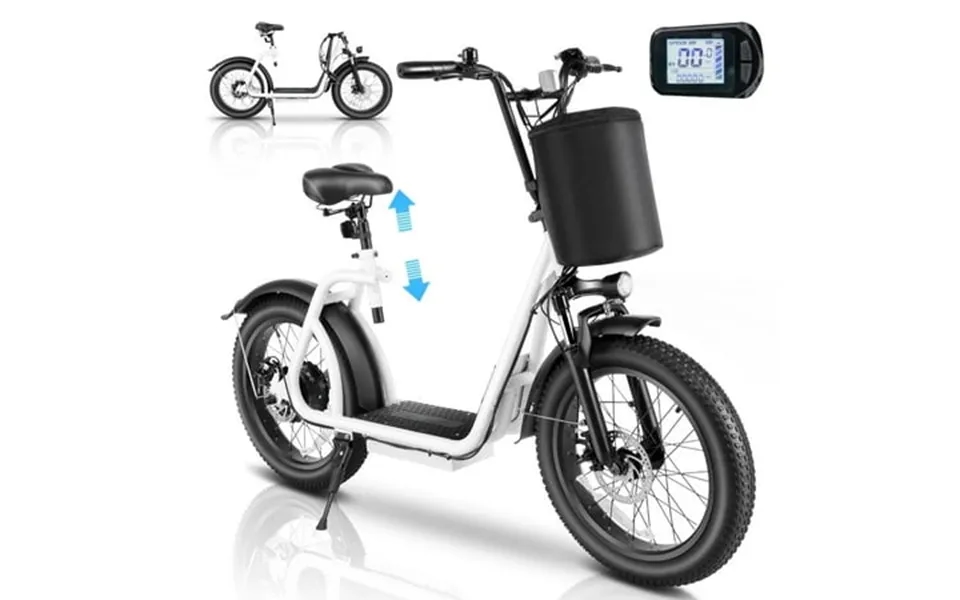 Cobizi Peak 819w Electric Scooter With Seats 30 Miles Long Ranges&top 20mph 20 Inch Off-road E-scooter With Adjustable S