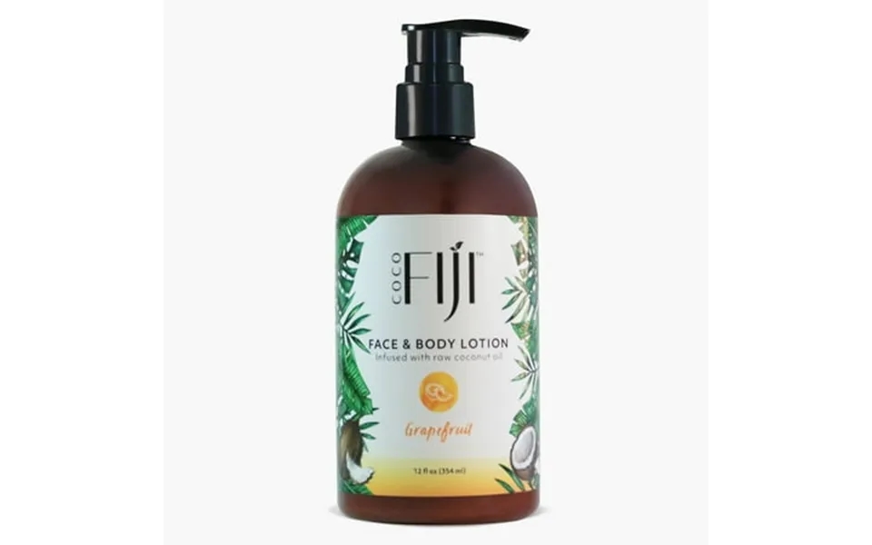 Coco Fiji Face & Body Lotion Infused With Coconut Oil Lotion For Dry Skin Moisturizer Face Cream & Massage Lotion For Wo