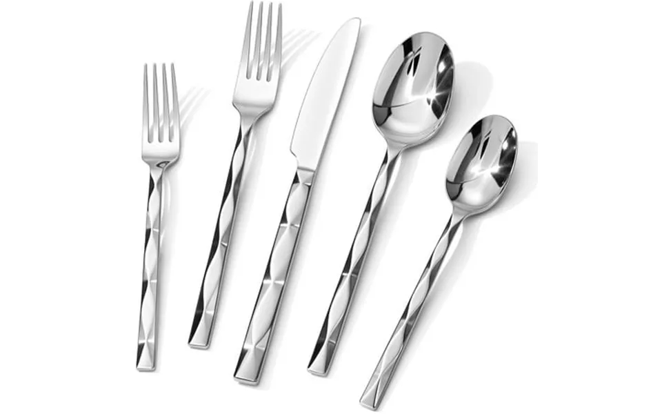 Cocosity 20-pieces Stainless Steel Silverware Set With Forks Spoons For 4 People