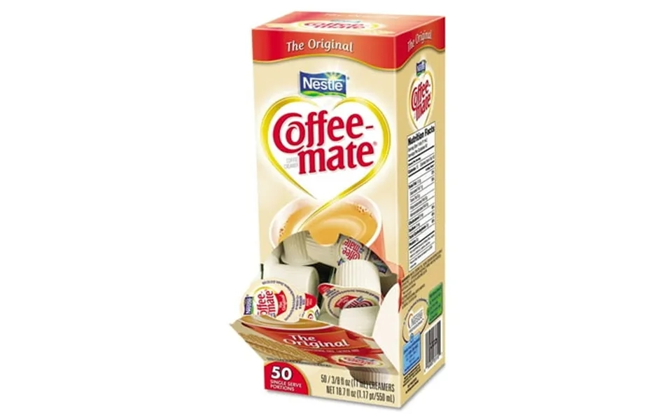Coffee-mate Coffee Creamer Original Liquid Creamer Singles 50 Ct