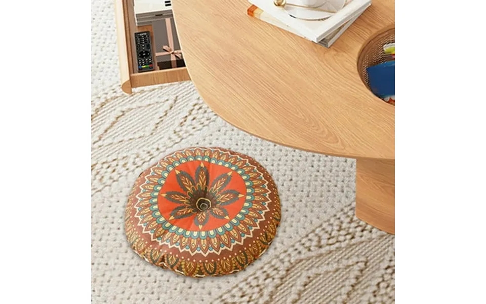 Colaxi Floor Cushion Tatami Mat Easy To Use Multifunctional Chair Cushion Circle Cushion For Office Bedrooms Living Room