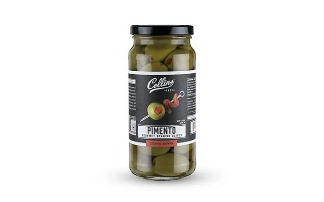 Collins Gourmet Pimento Olives Premium Garnish For Cocktails Dirty Martinis Salads Snack Trays Charcuterie Cheese Plates product image