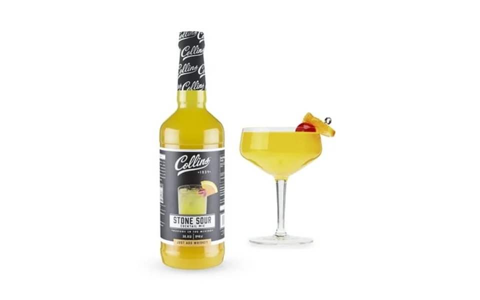 Collins Stone Sour Drink Mix Made With Real Orange And Lemon Juice With Natural Flavors Cocktail Recipe Ingredient For S