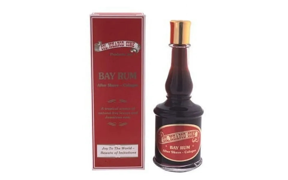 Colonel Ichabod Conk Bay Rum After Shave Cologne 4 Fl. Oz. Glass Bottle
