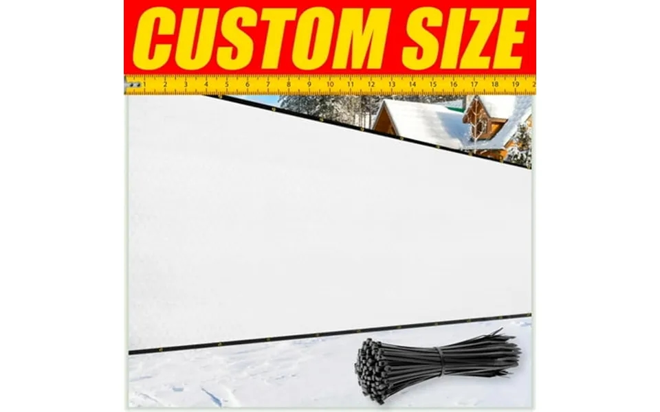 Colourtree 6 X 25 White Fence Privacy Screen Windscreen Cover Shade Fabric Cloth 90% Visibility Blockage With Grommets H