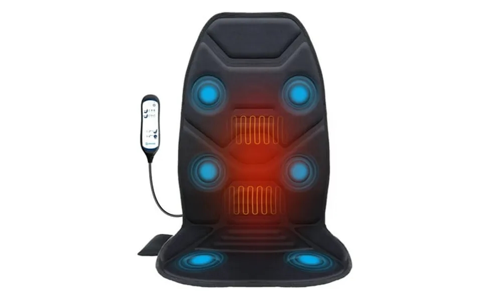 Comfier Heated Massage Seat Cushion Back Massager With Vibration Massage Pad For Chair Gift