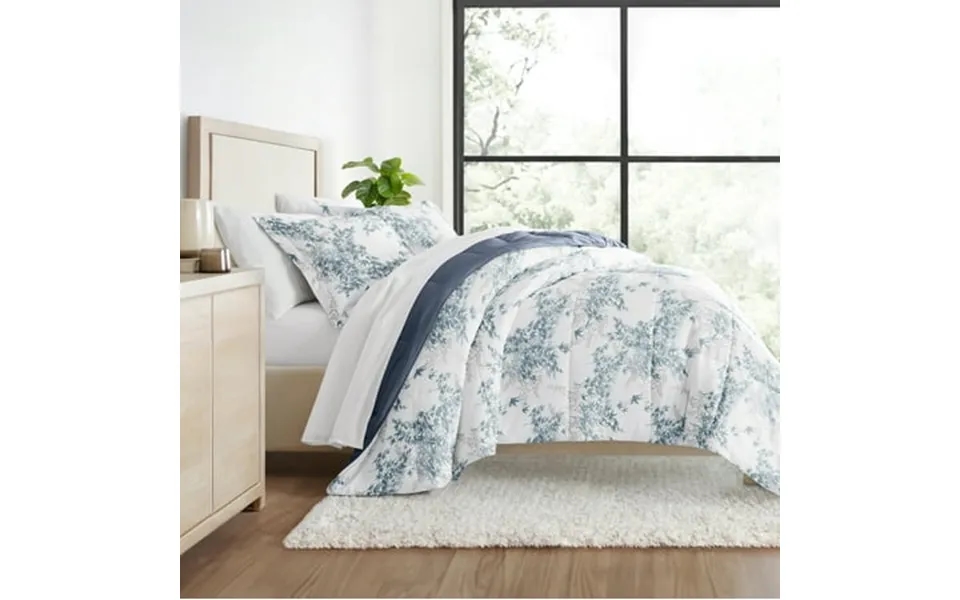 Comfort Canopy - Bamboo Leaves Ultra Soft Reversible Comforter Bed Set For King & California King Bedding