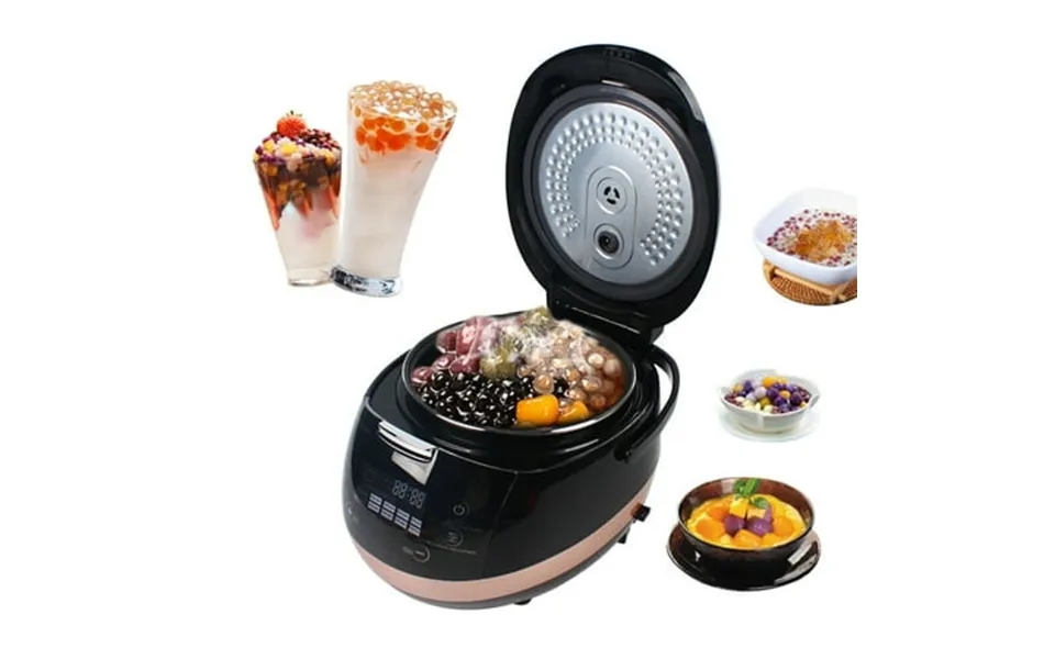 Commercial Fully Automatic Pearl Pot Touchscreen 110v Pearl Tapioca Cooker 5l Pearl Maker