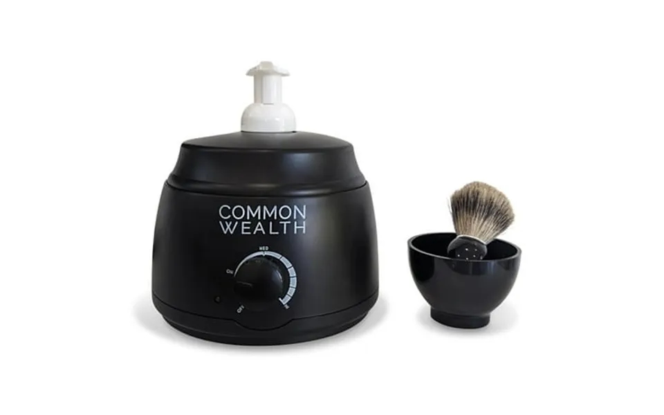 Common Wealth Hot Lather Machine King Size Deluxe Professional Barber Shaving Latherizer For Men V3