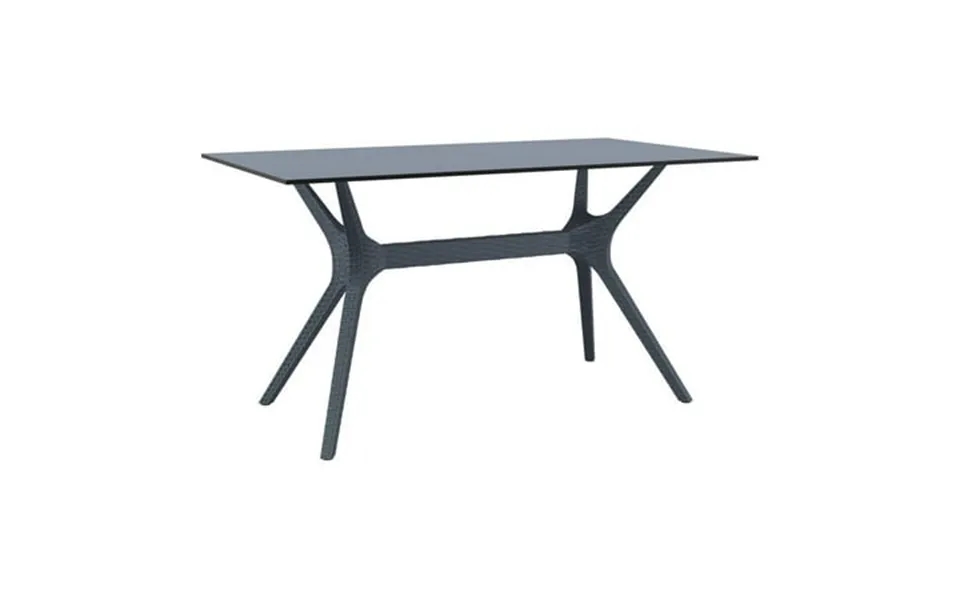 Compamia Ibiza 55 Patio Dining Table In Dark Gray