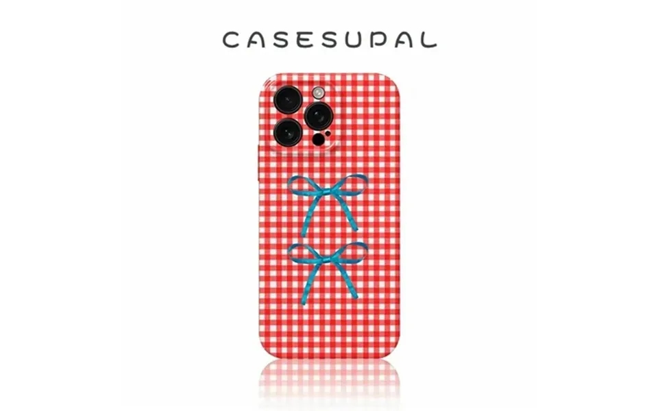 Compatible For Iphone 11 Pro Max Case Cute Checkerboard Lattice Plaid With Bow Design For Girls Women Soft Tpu Shockproo