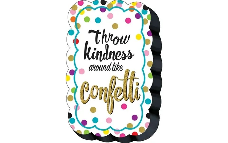 Confetti Magnetic Whiteboard Eraser By Teacher Created Resources