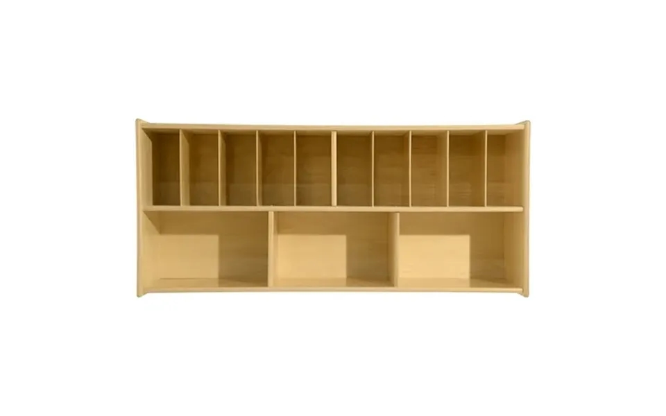 Contender Wall Mount Diaper Organizer Caddy 100% Birch Plywood Diaper Storage Unit Diaper Center For Nursery Daycare Sch