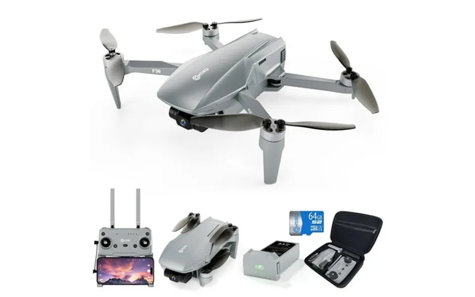 Contixo F36 Gps Mini Drone With Camera 4k Uhd 3-axis Gimbal Rc Quadcopter Brushless Motor Foldable Design Fpv Auto Retur