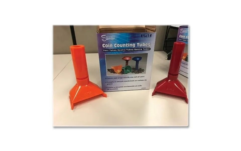 Controltek Coin Counting Tubes Dimes Nickels Pennies Quarters One Full Wrapper Tube Coin Capacity 560077