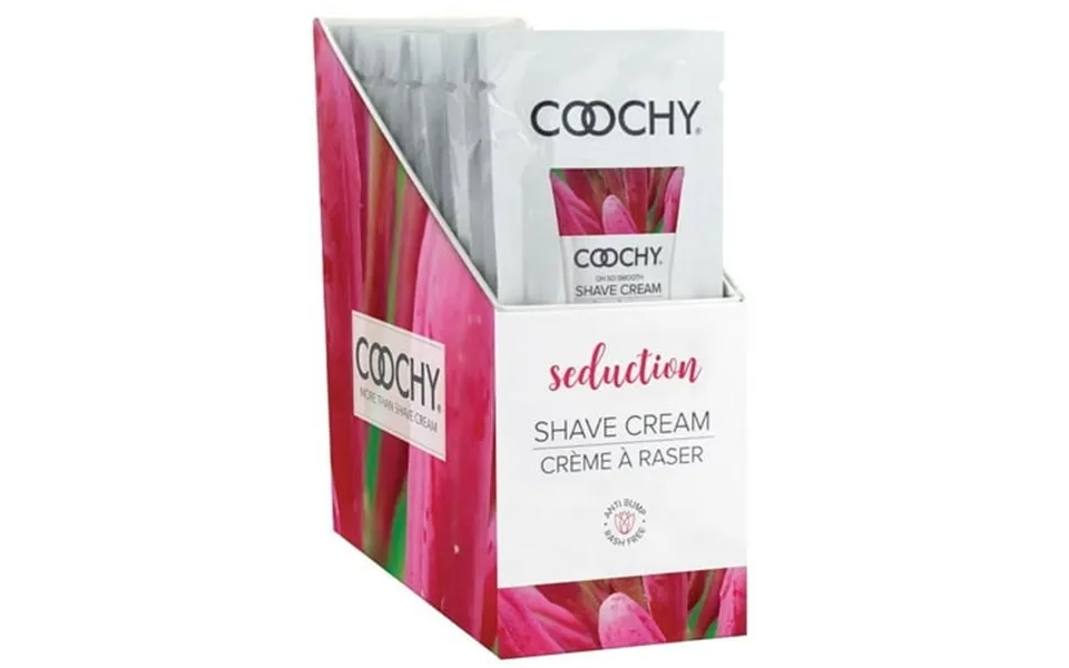Coochy Shave Cream Seduction 15ml Foil Display