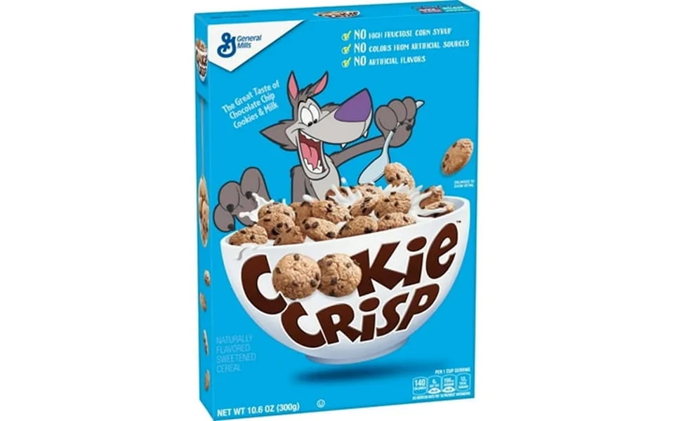 Cookie Crisp Cereal Chocolate Chip Cookie Flavored 10.6 Oz Pack Of 48