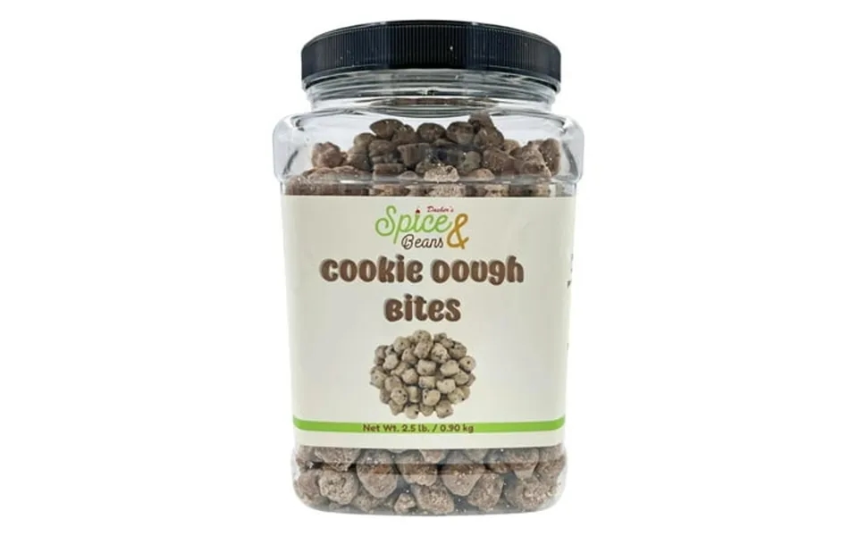 Cookie Dough Bites 2.5 Lb Container Topping & Cake Decoration By Dasher S Spice & Beans