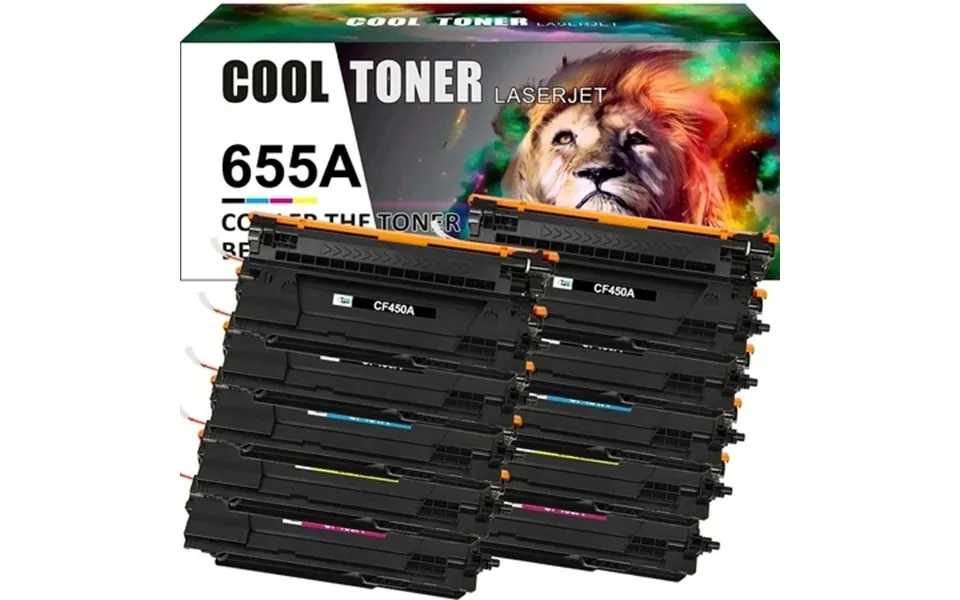 Cool Toner Compatible Toner Cartridge Replacement For Hp 655a Cf450a Cf451a Cf452a Cf453a Enterprise M652n M652 M653dn M