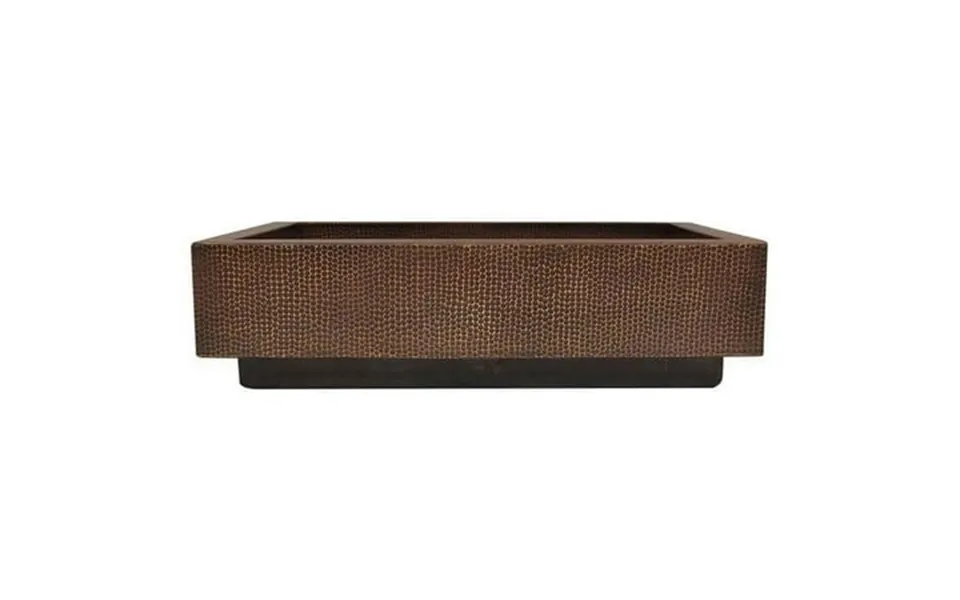 Copper Farmhouse Kitchen Sink Short Apron 33x22x9 G16 Matte