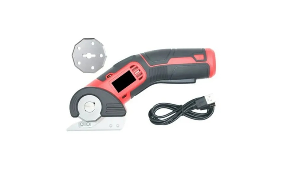 Cordless Electric Scissors 4v 240rpm Rechargeable Cardboard Cutter Shears Cut With A Replacement Blade For Fabric Leathe