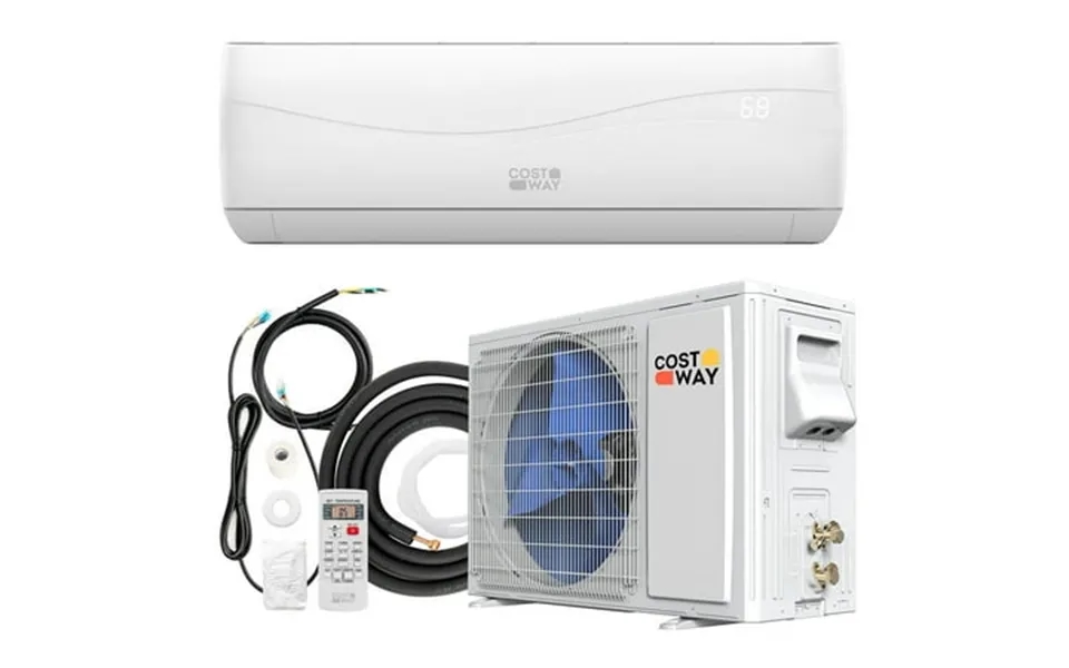 Costway 12000 Btu Mini Split Air Conditioner & Heater Ductless 17 Seer2 750 Sq