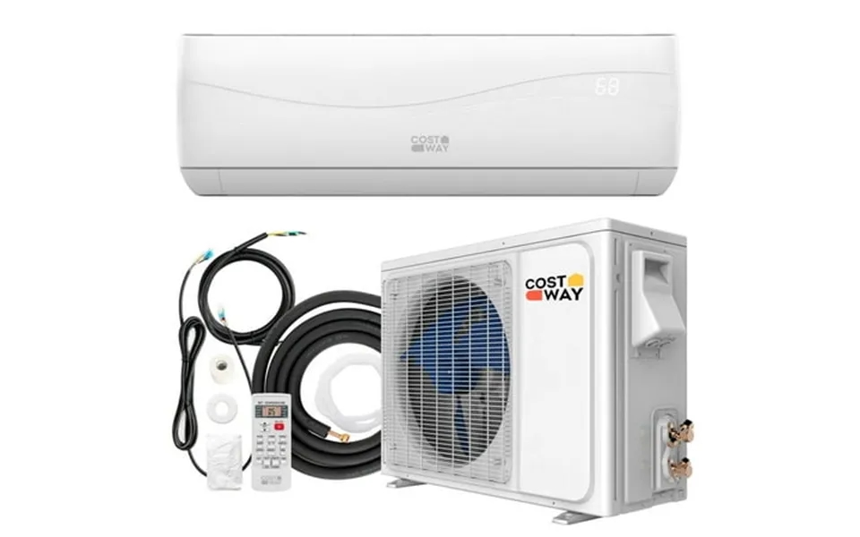 Costway 12000 Btu Mini Split Air Conditioner &heater 20 Seer2 115 V Wall-mounted Ac Unit