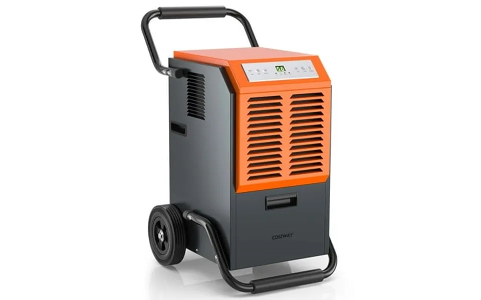 Costway 163-pint Portable Commercial Dehumidifier With Water Tank & Drainage Pipe 4 000 Sq