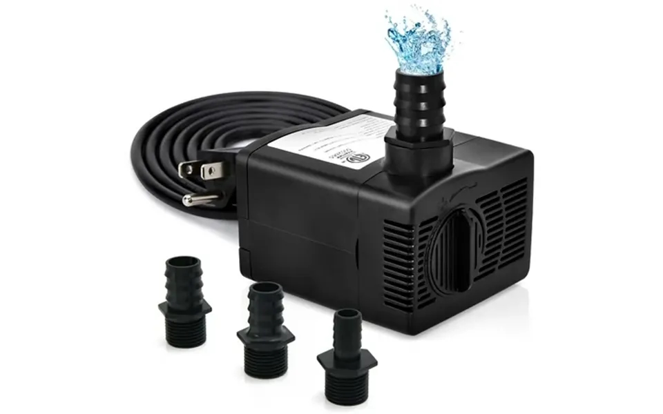 Costway 240gph Submersible Pump 900l H 22w Fountain Water Pump With 7