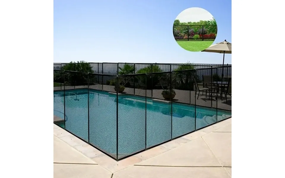 Costway 4 X48 Swimming Pool Fence Garden Fence Child Barrier Safety