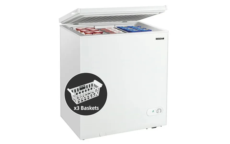 Costway 5.2 Cu.ft Chest Freezer Upright Single Door Refrigerator W 3 Baskets