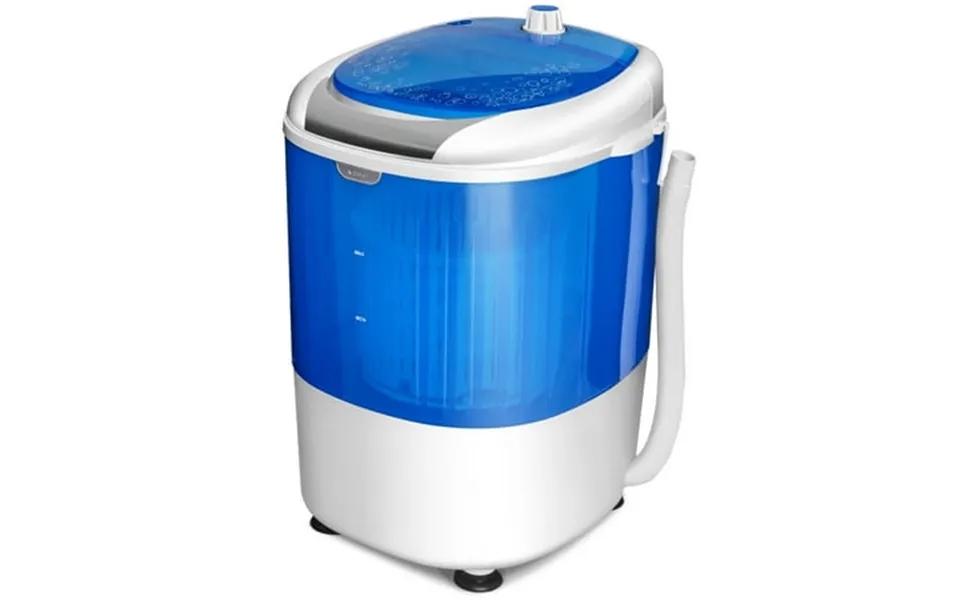 Costway 5.5lbs Portable Mini Compact Washing Machine Electric Laundry Spin Washer Dryer Blue