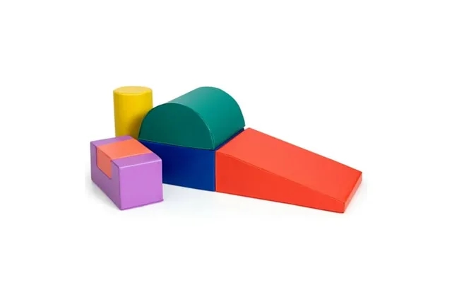 Costway 6 Piece Climb Crawl Play Set Indoor Kids Baby Toddler Soft Safe Foam Blocks Toys product image