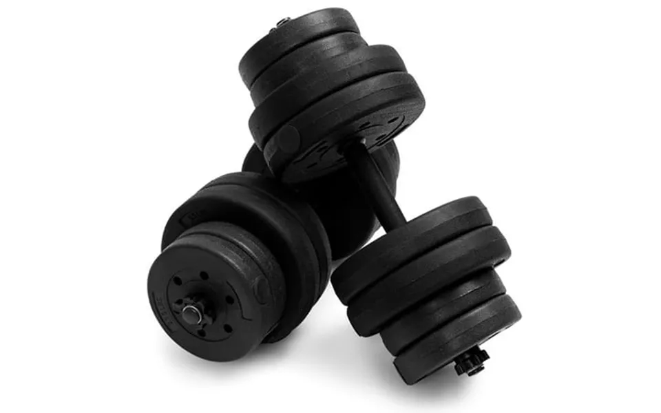 Costway 66 Lb Dumbbell Weight Set Fitness 16 Adjustable Plates Workout