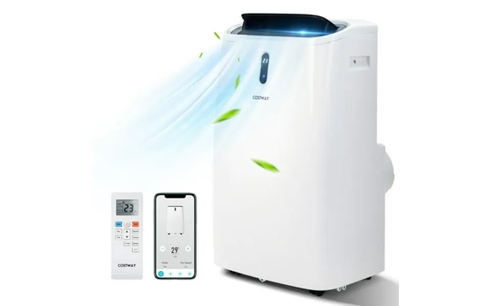 Costway 8800 Btu 700 Sq Ft Portable Air Conditioner White