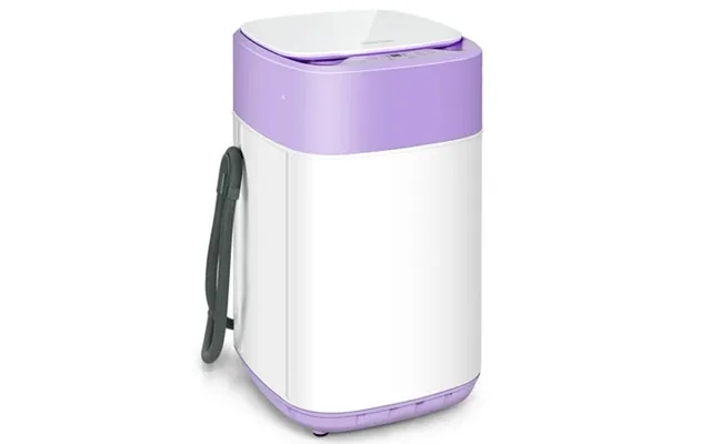 Costway 8lbs Portable Fully Automatic Washing Machine W Drain Pump Purple product image