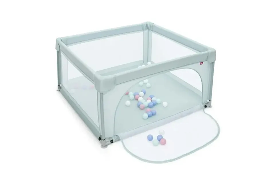 Costway Baby Playpen Infant Large Safety Play Center Yard W 50 Ocean Balls Blue
