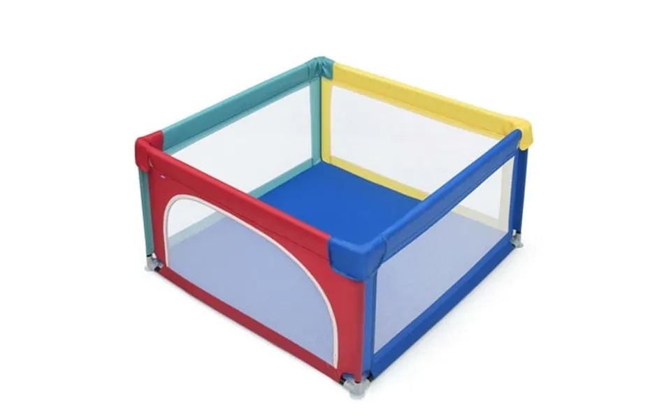 Costway Baby Playpen Infant Large Safety Play Center Yard W 50 Ocean Balls Colorful